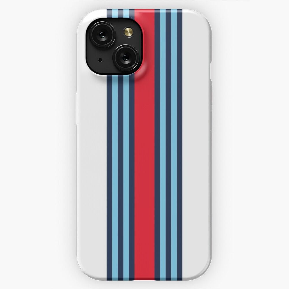 Martini Racing Stripe 3 iPhone 15 Slim Phone Case Cover