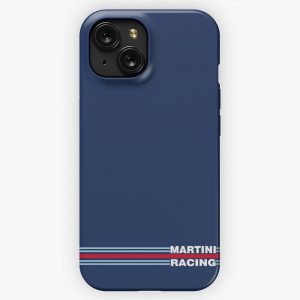 Martini Racing Stripe Backgroundless iPhone 15 Slim Phone Case Cover
