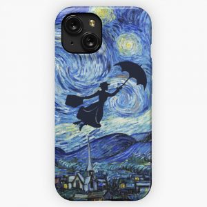 Mary Poppins Starry Night iPhone 15 Slim Phone Case Cover