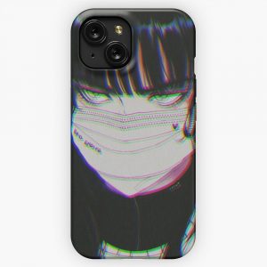 Masked Girl iPhone 15 Slim Phone Case Cover