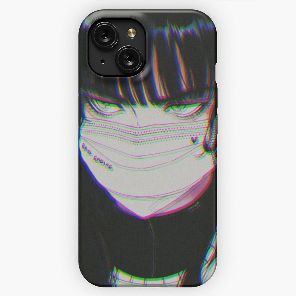 Masked Girl iPhone 15 Slim Phone Case Cover