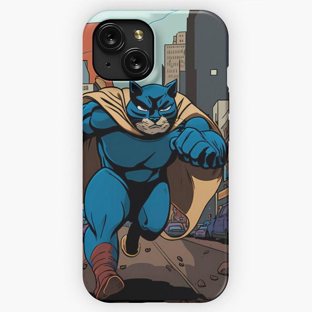 Masked Marvel Clawed Crusader Sticker iPhone 15 Slim Phone Case Cover