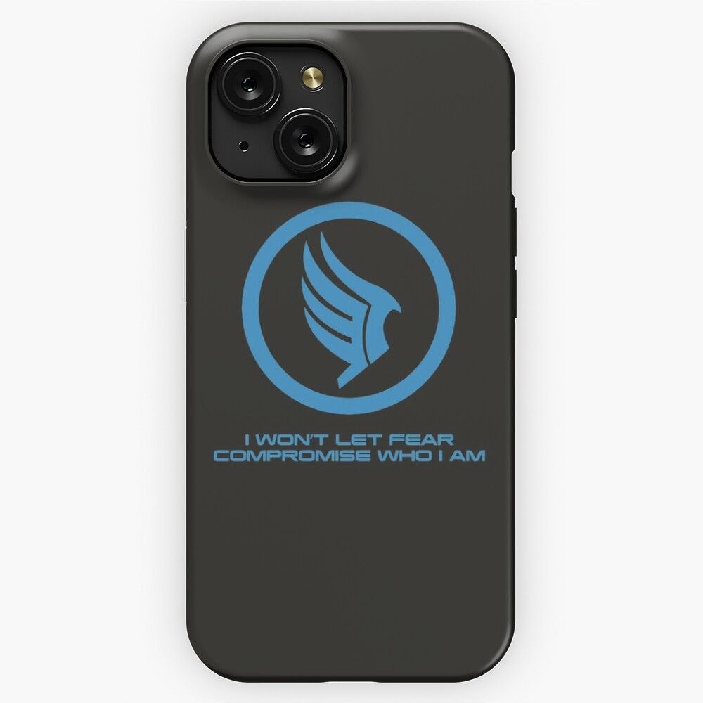 Mass Effect Commander Shepard Paragon Quote iPhone 15 Slim Phone Case Cover
