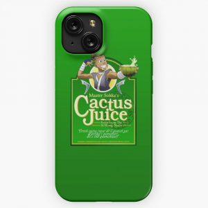 Master Sokkas Cactus Juice iPhone 15 Slim Phone Case Cover