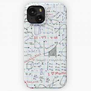 Math Homework iPhone 15 Slim Phone Case Cover