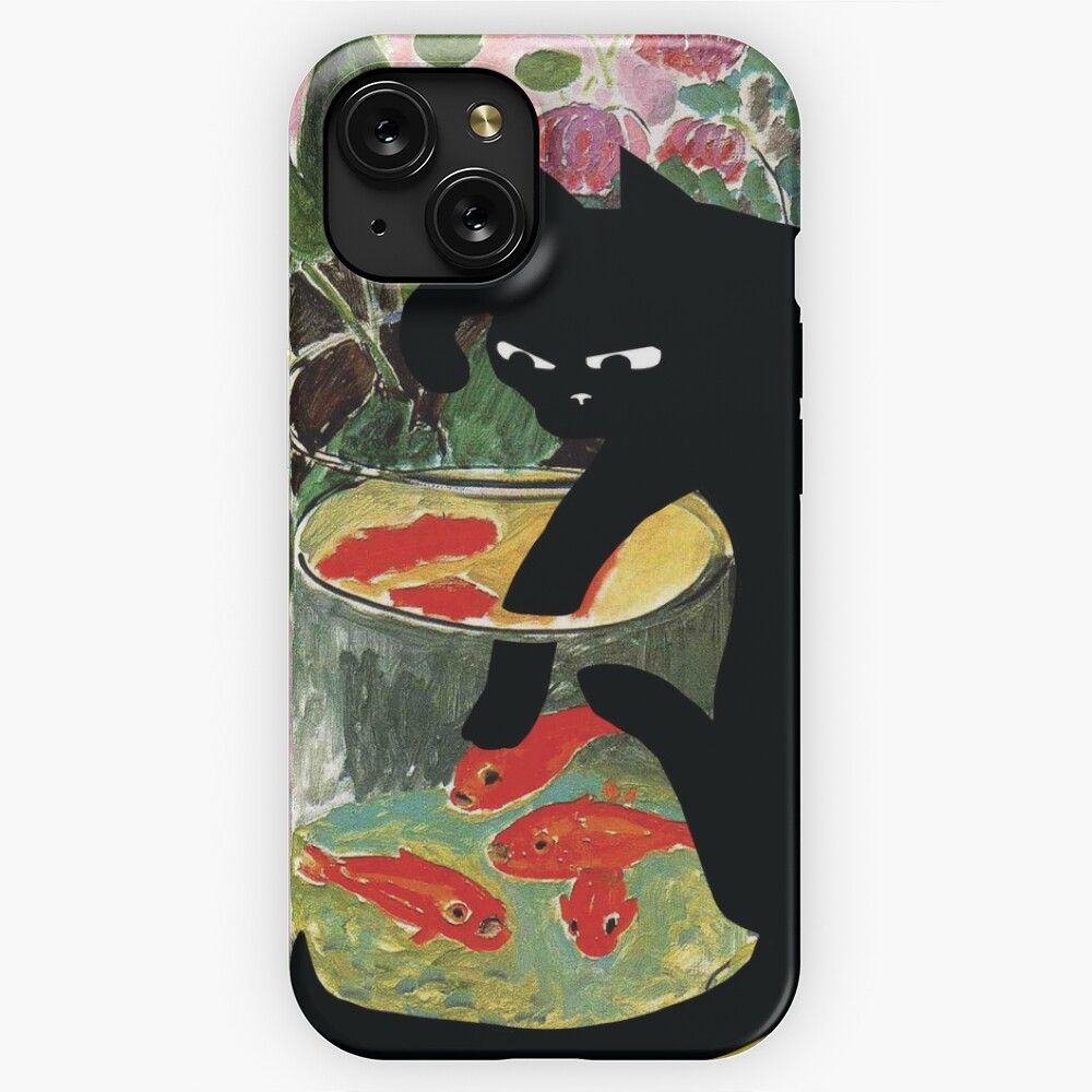 Matisses Goldfish And A Cat iPhone 15 Slim Phone Case Cover