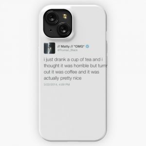 Matty Healy Coffee Tweet Mug iPhone 15 Slim Phone Case Cover