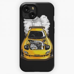 Mazda Rx7 Burnout iPhone 15 Slim Phone Case Cover