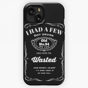 Medicine Lyric Design iPhone 15 Slim Phone Case Cover