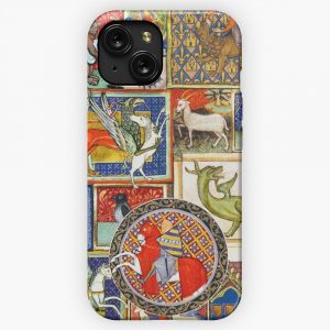 Medieval Beasts iPhone 15 Slim Phone Case Cover