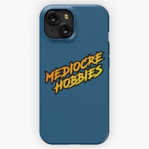 Mediocre Hobbies Logo iPhone 15 Slim Phone Case Cover