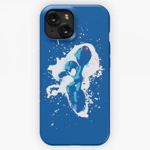 Mega Man Splattery iPhone 15 Slim Phone Case Cover