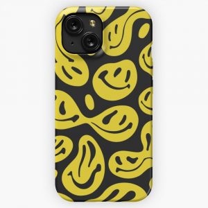 Melting Smiley iPhone 15 Slim Phone Case Cover