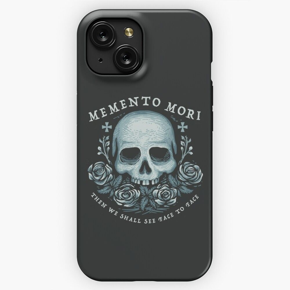 Memento Mori iPhone 15 Slim Phone Case Cover