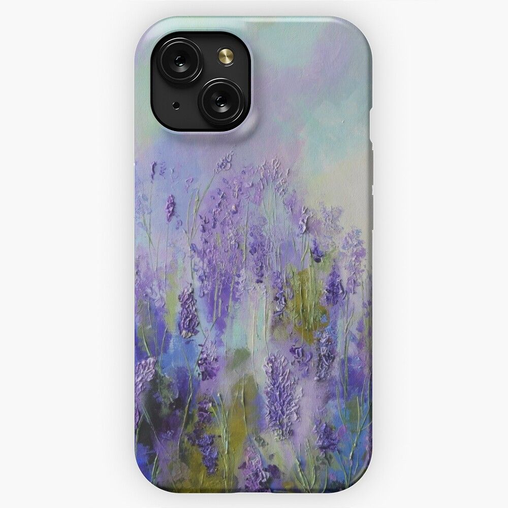 Memory Of Lavender iPhone 15 Slim Phone Case Cover