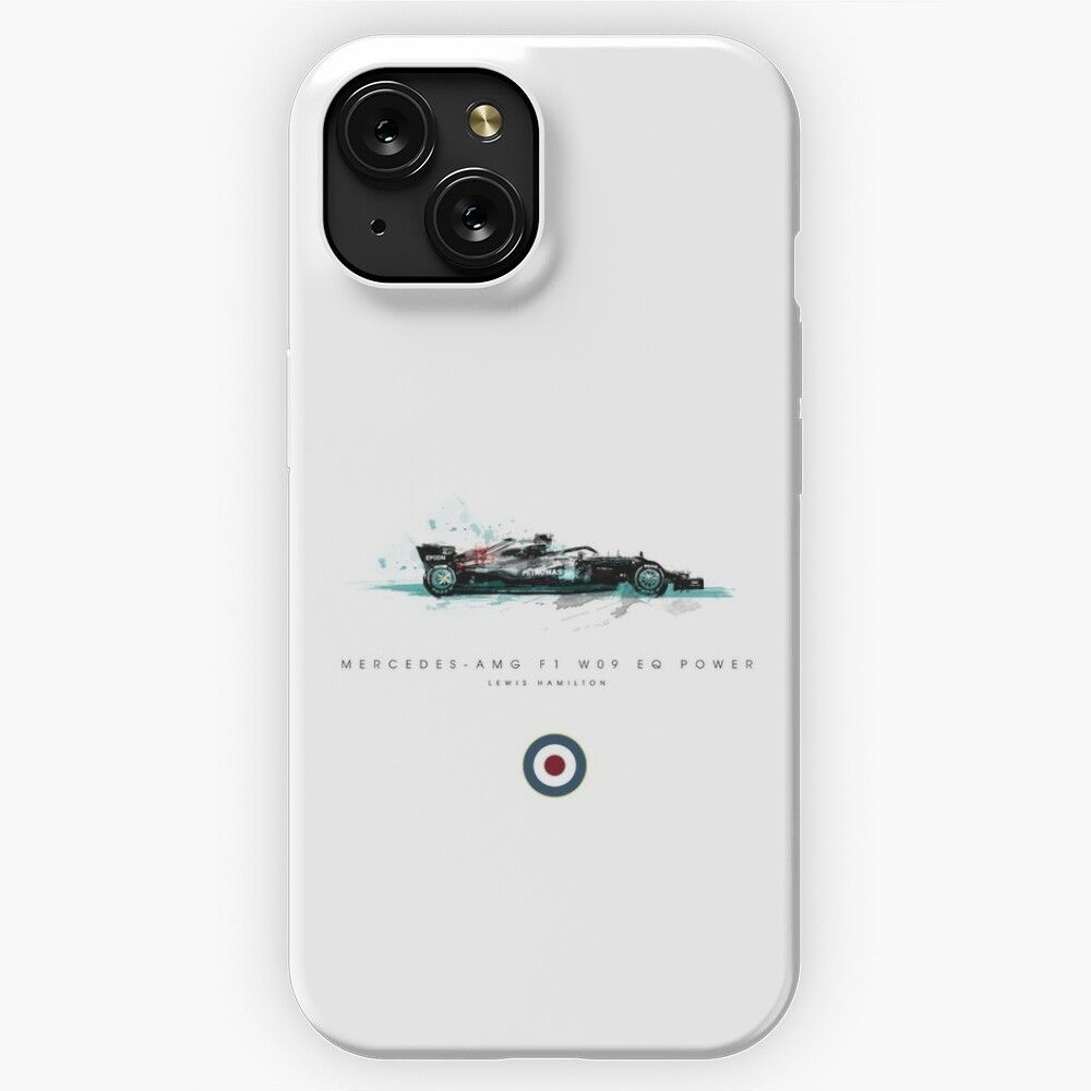 Mercedes F1 Watercolour Print iPhone 15 Slim Phone Case Cover