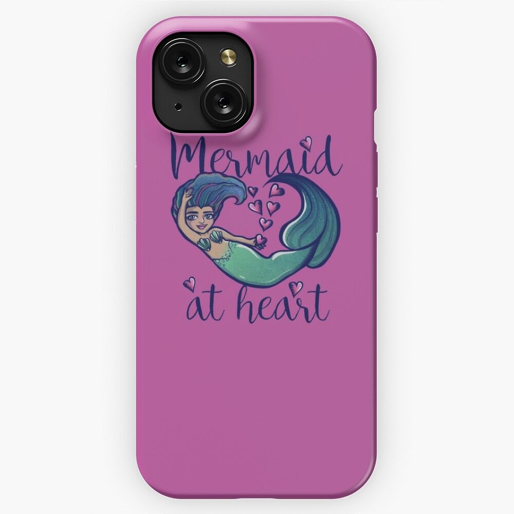 Mermaid At Heart 4 iPhone 15 Slim Phone Case Cover