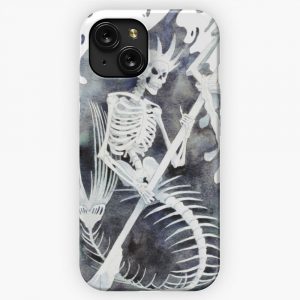 Mermaid Skeleton Classic iPhone 15 Slim Phone Case Cover