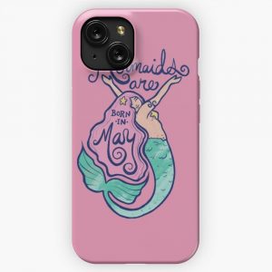 Mermaids Are Born In May 2 iPhone 15 Slim Phone Case Cover