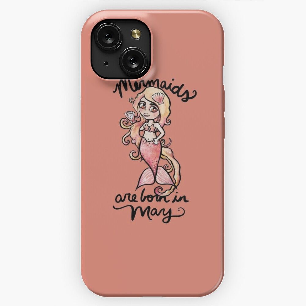 Mermaids Are Born In May iPhone 15 Slim Phone Case Cover