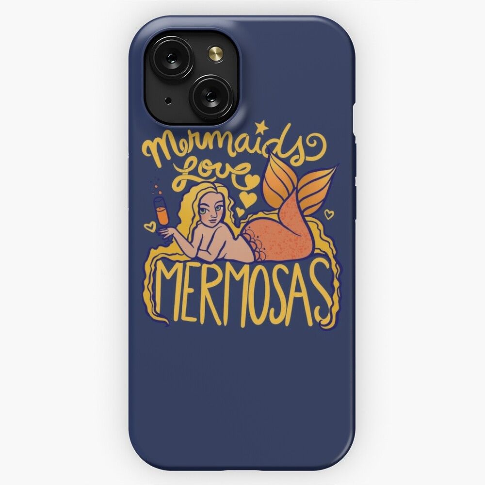Mermaids Love Mermosas iPhone 15 Slim Phone Case Cover