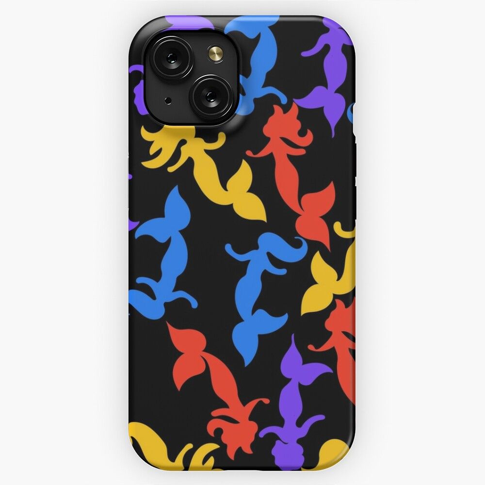 Mermaids Pattern iPhone 15 Slim Phone Case Cover