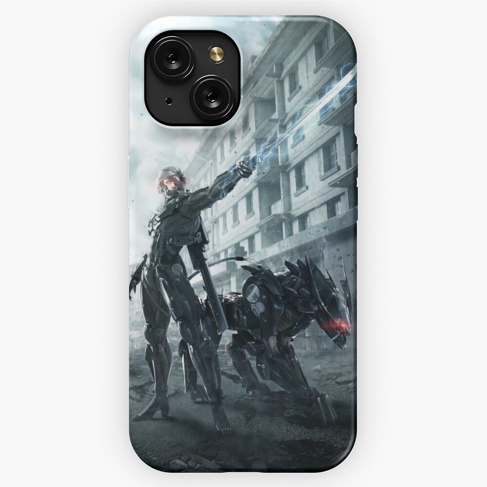 Metal Gear Rising Raiden Bladewolf iPhone 15 Slim Phone Case Cover