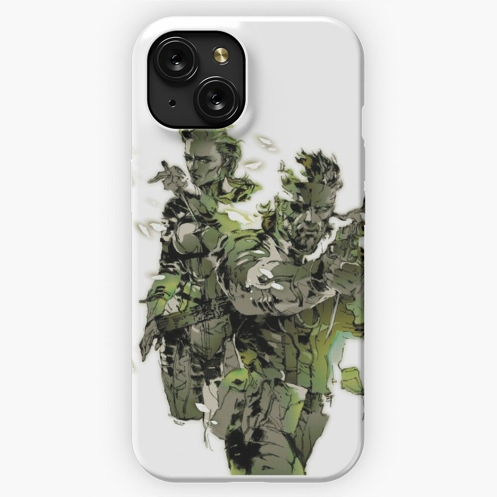 Metal Gear Solid 3 Snake And The Boss iPhone 15 Slim Phone Case Cover