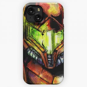 Metroid Varia Suit Samus iPhone 15 Slim Phone Case Cover