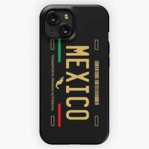 Mexico Mexican License Plate Cover iPhone 15 Slim Phone Case Cover