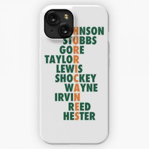 Miami Hurricanes Acrostic iPhone 15 Slim Phone Case Cover