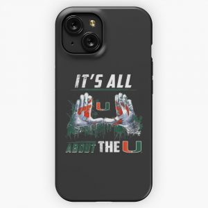 Miami Hurricanes All About The U Apparel iPhone 15 Slim Phone Case Cover