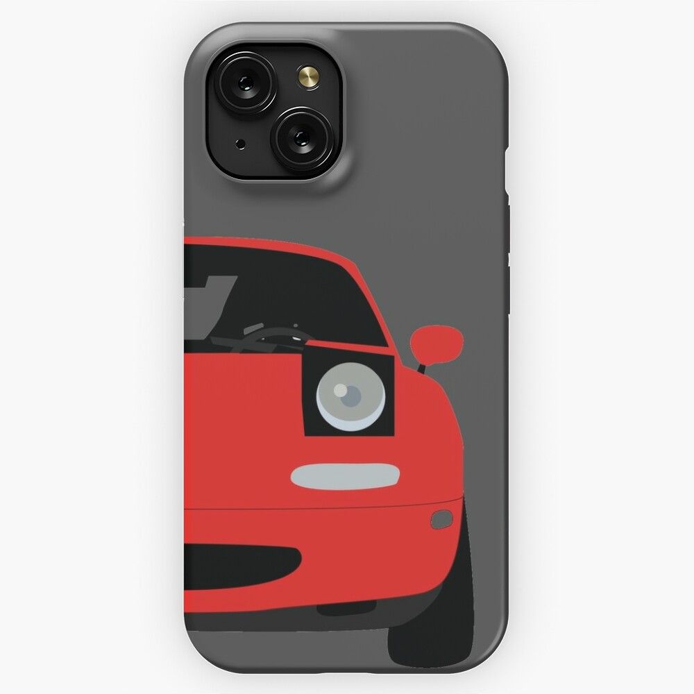 Miata Mazda Mx5 Na Red iPhone 15 Slim Phone Case Cover
