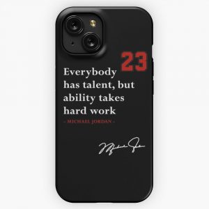 Michael Jordan Quote iPhone 15 Slim Phone Case Cover