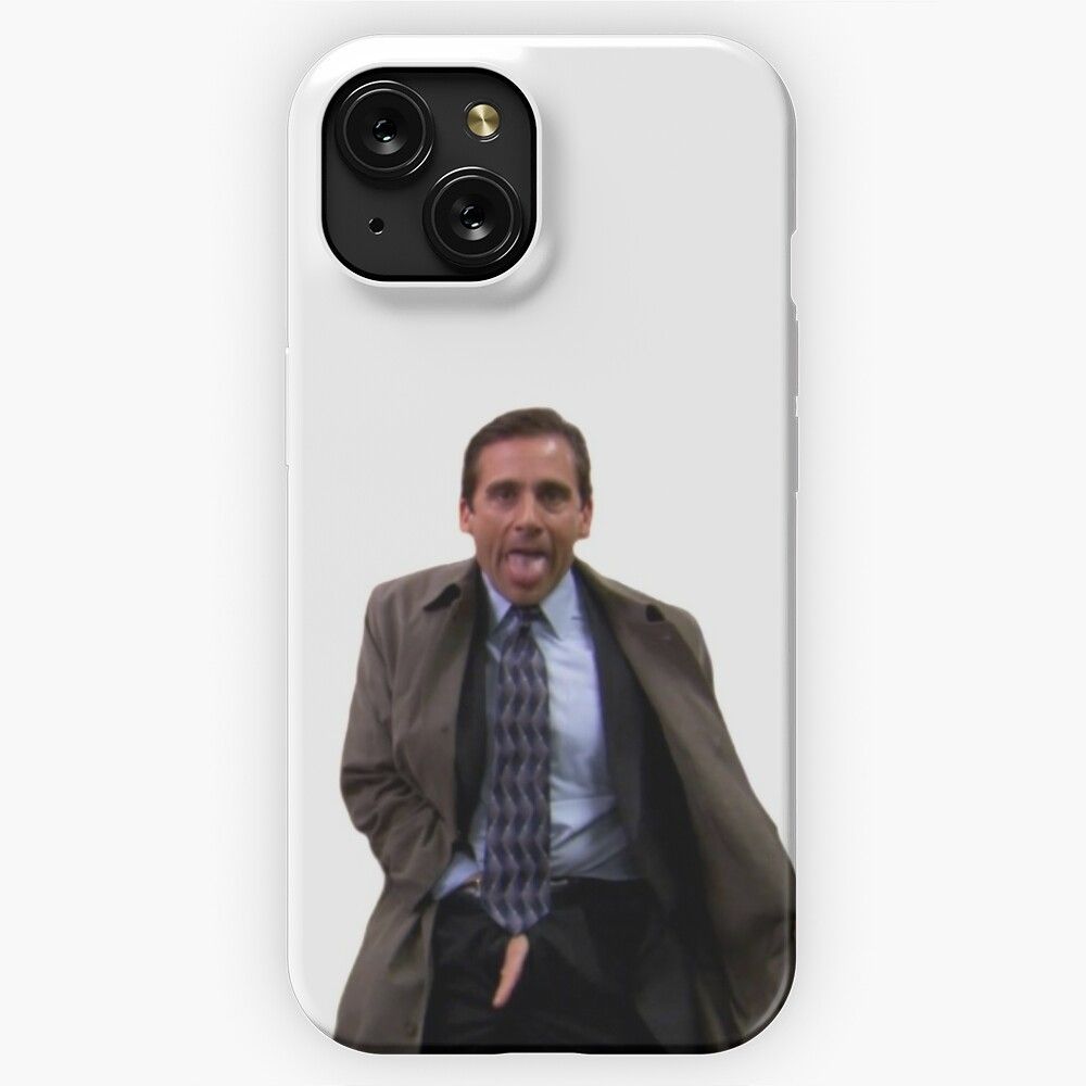 Michael Scott Flashing The Office iPhone 15 Slim Phone Case Cover