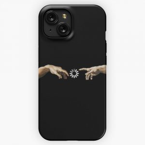 Michelangelo Hands iPhone 15 Slim Phone Case Cover