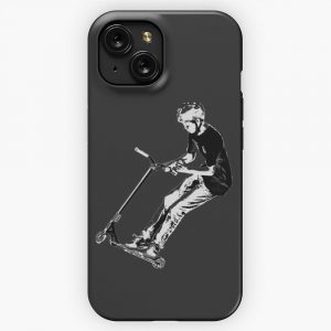 Mid Air Turn Stunt Scooter Move iPhone 15 Slim Phone Case Cover