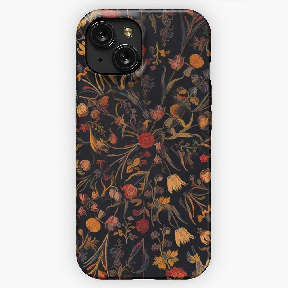 Midnight Floral 2 iPhone 15 Slim Phone Case Cover