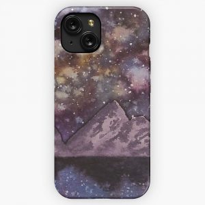 Midnight Mountains iPhone 15 Slim Phone Case Cover
