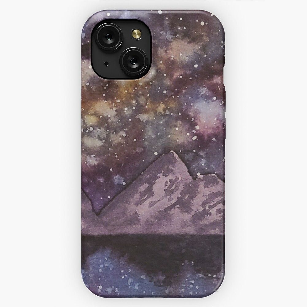 Midnight Mountains iPhone 15 Slim Phone Case Cover