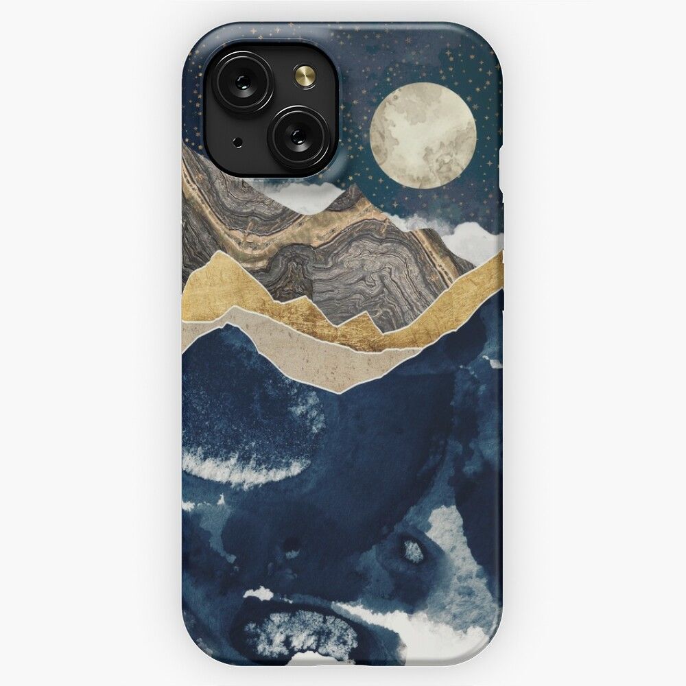Midnight Winter iPhone 15 Slim Phone Case Cover