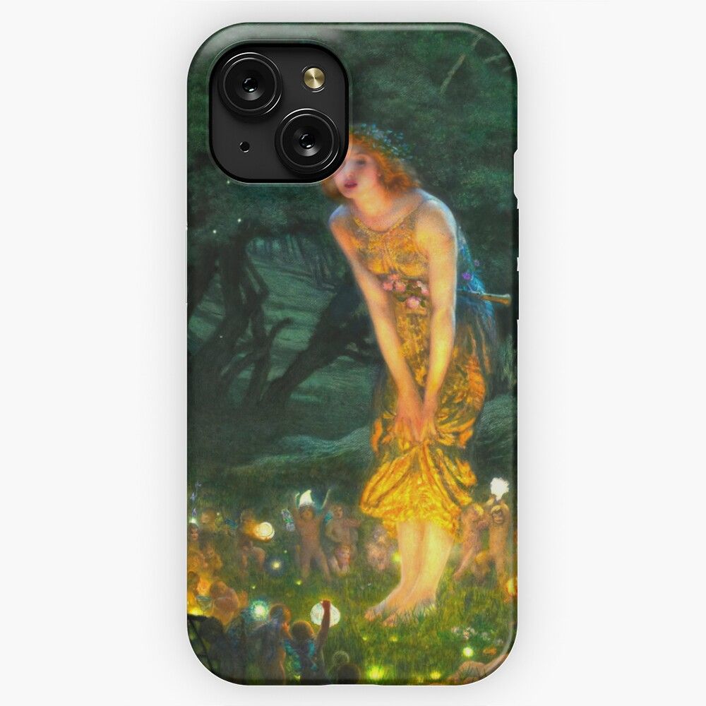 Midsummer Eve Edward Robert Hughes iPhone 15 Slim Phone Case Cover