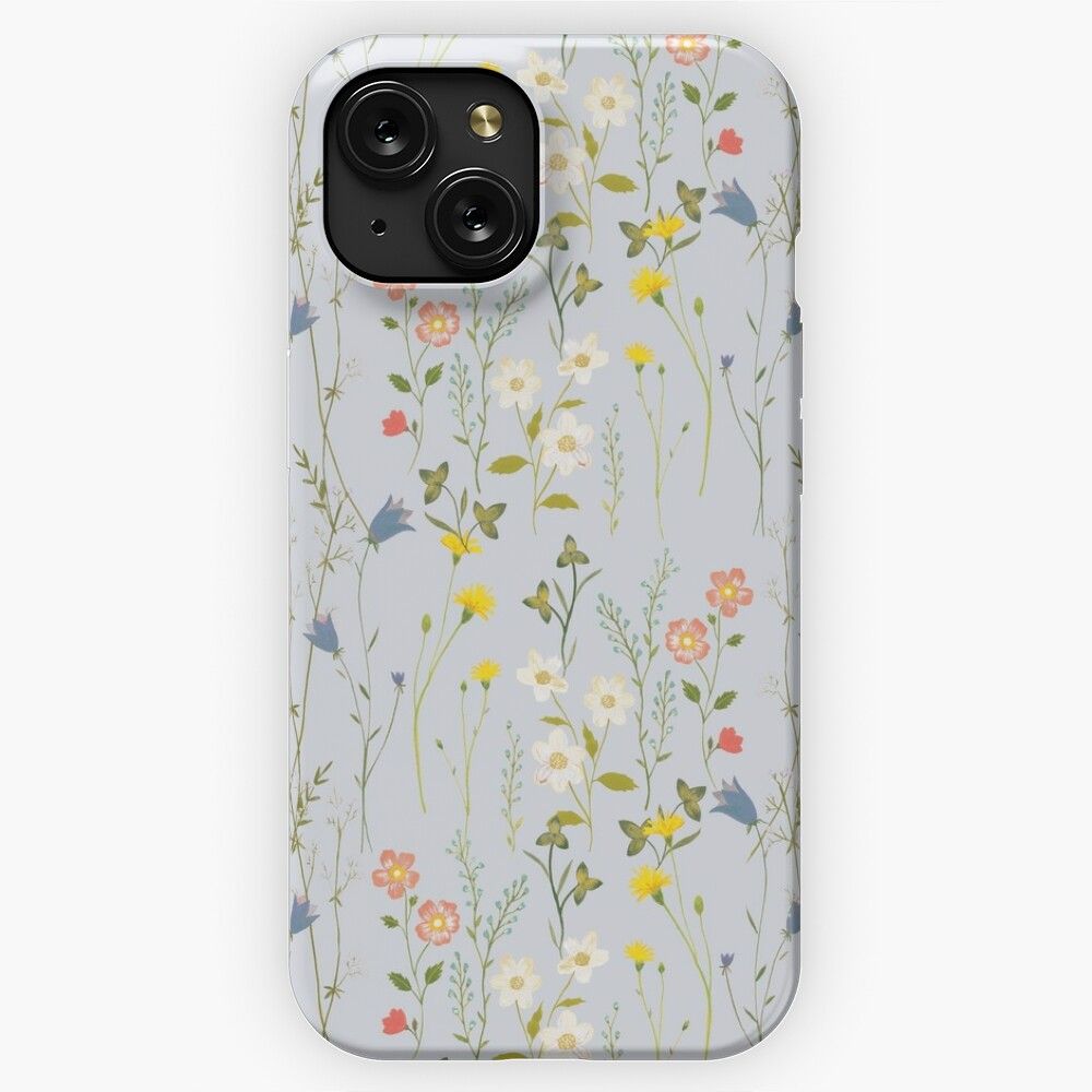 Midsummer Flowers iPhone 15 Slim Phone Case Cover