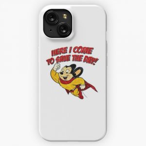 Mighty Mouse Happy iPhone 15 Slim Phone Case Cover