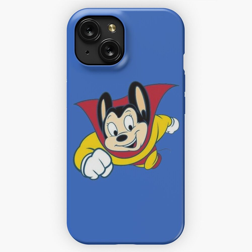 Mighty Mouse Sticker iPhone 15 Slim Phone Case Cover