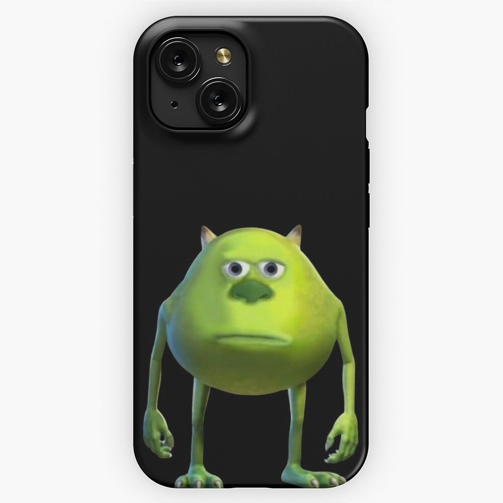 Mike Wazowski Sulivan Face Meme iPhone 15 Slim Phone Case Cover