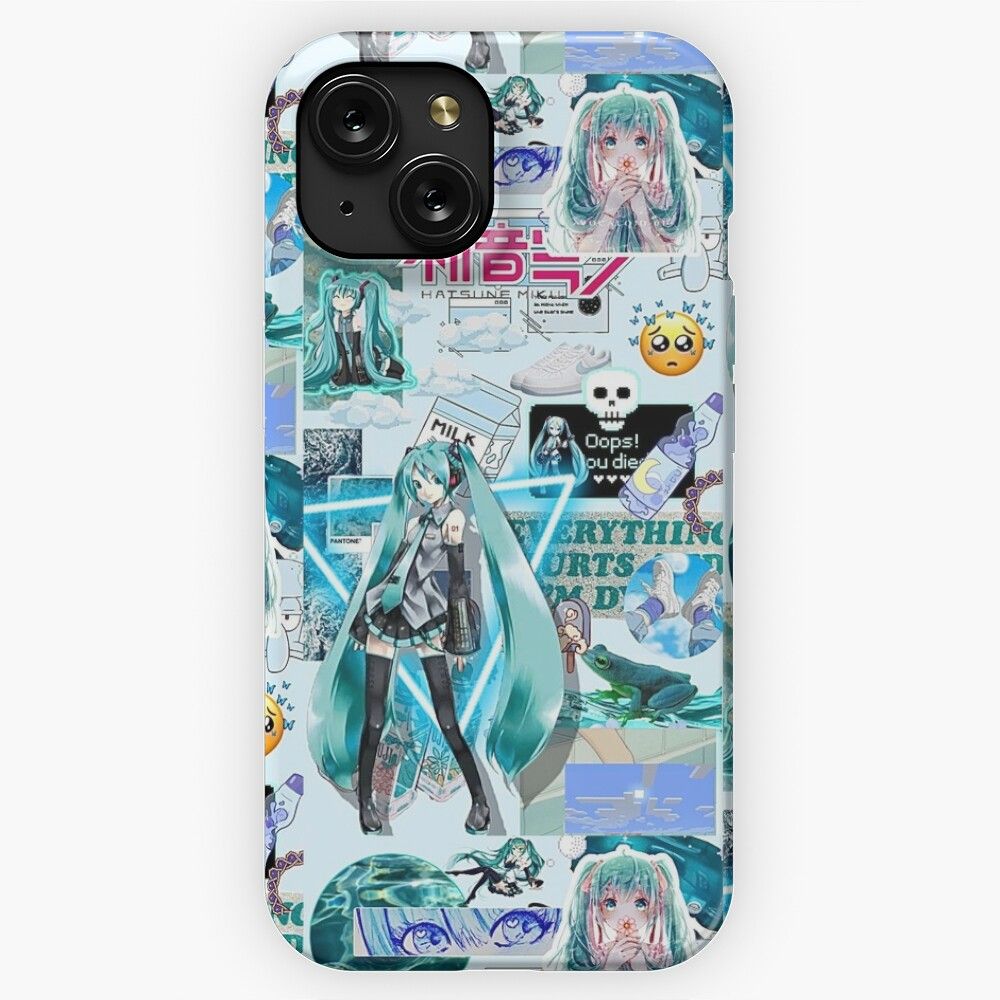 Miku Hatsune College iPhone 15 Slim Phone Case Cover