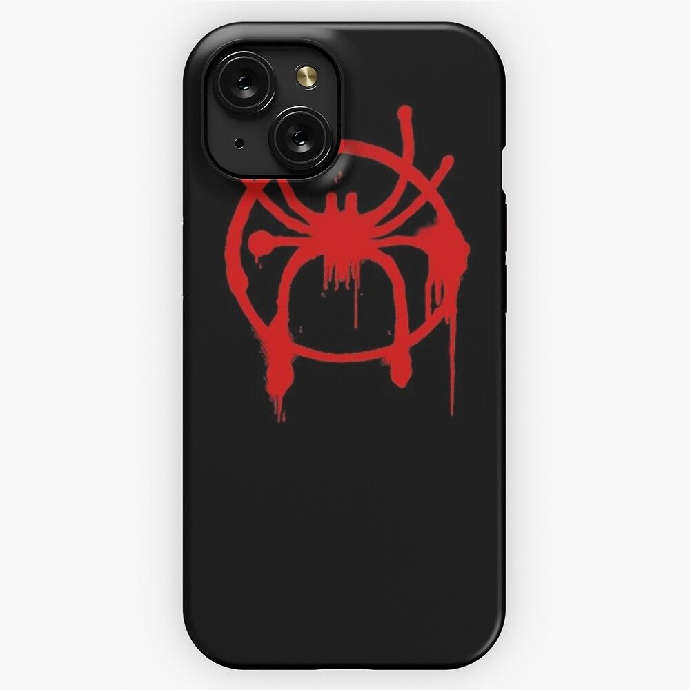 Miles Morales Into The Spider Verse Logo 3 iPhone 15 Slim Phone Case Cover