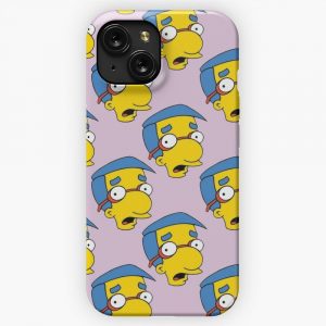 Milhouse On Pink iPhone 15 Slim Phone Case Cover