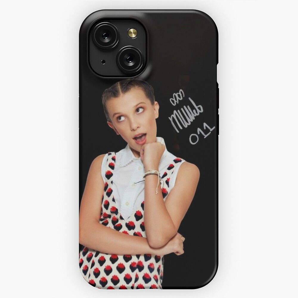 Millie Bobby Brown Eleven 11 iPhone 15 Slim Phone Case Cover